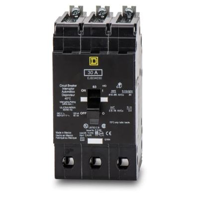 Square D EJB34030 3 Pole Circuit Breaker